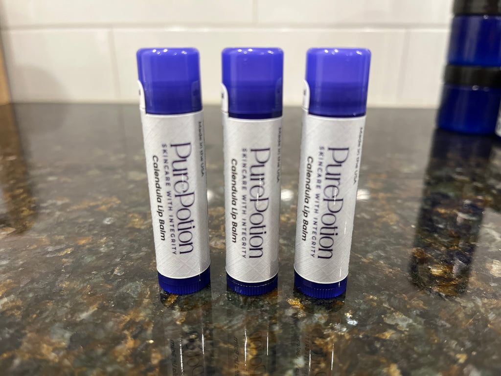 Natural Lip Balm 3-Pack | Organic Moisturizing Lip Care