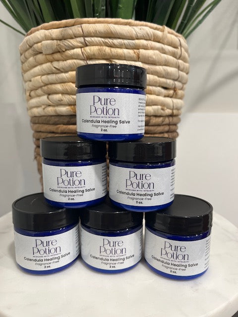 Pure Potion | Calendula Healing Salve | 2oz – Natural Skin Repair Balm