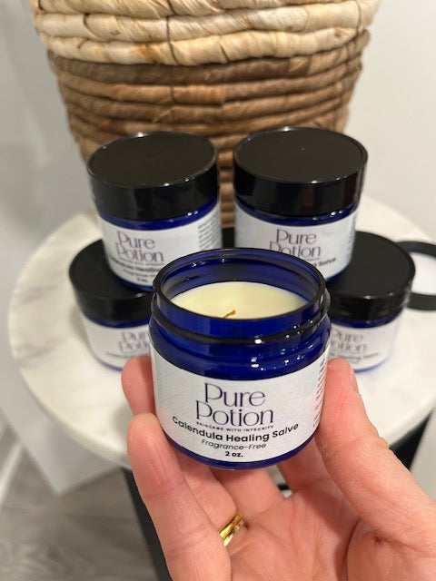 Pure Potion | Calendula Healing Salve | 2oz – Natural Skin Repair Balm