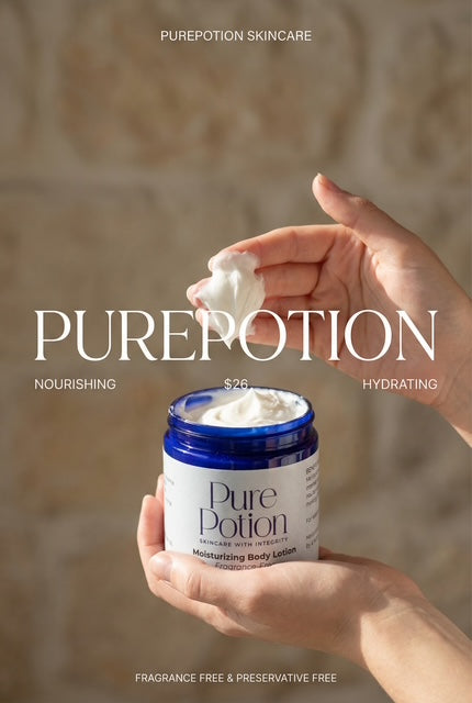 Pure Potion | Whipped Body Lotion (Fragrance-Free) | 8oz