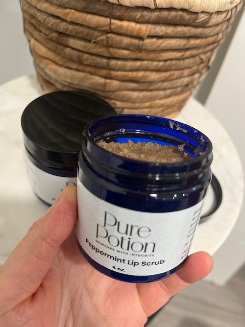 Pure Potion | Peppermint Lip Scrub | 4oz